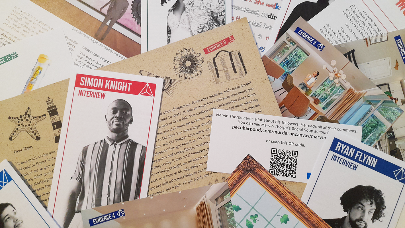 Peculiar Pond Games - Murder on Canvas & Requiem for a Double