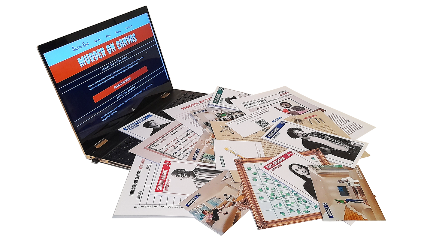 Peculiar Pond Game - Murder on Canvas