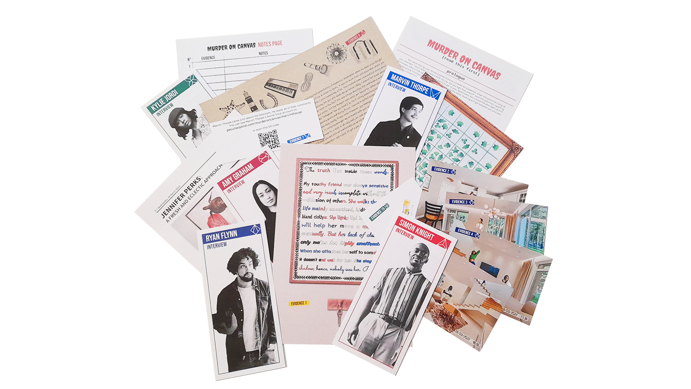 Peculiar Pond Game - Murder on Canvas