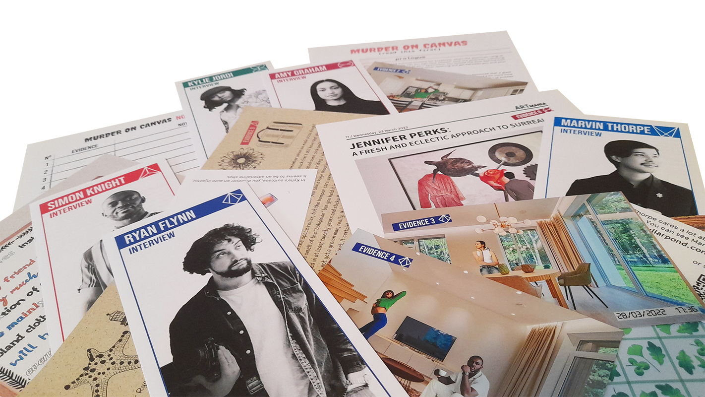 Peculiar Pond Game - Murder on Canvas