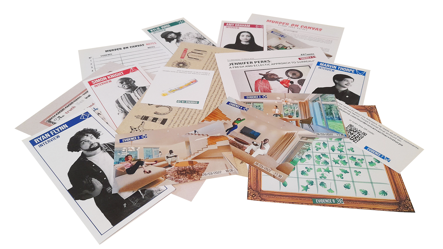 Peculiar Pond Game - Murder on Canvas